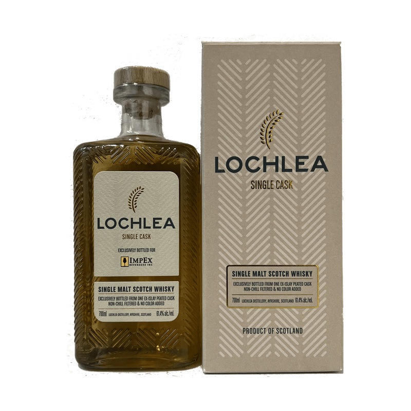 Lochlea Ex-Islay Peated Cask Single Cask Single Malt Scotch Whisky
