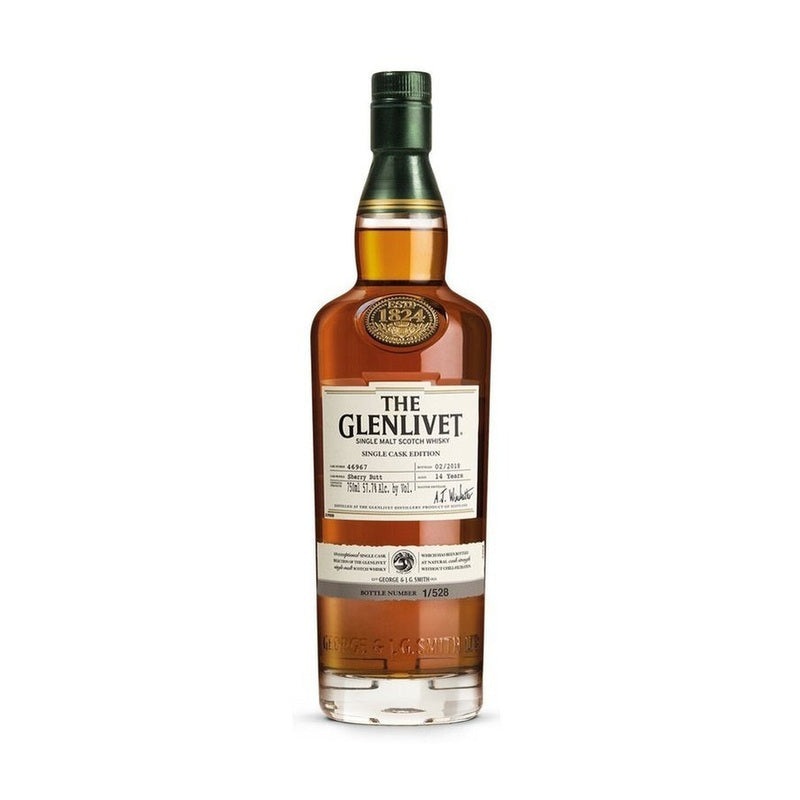 The Glenlivet 14 Year Old Sherry Butt Single Cask Single Malt Scotch Whisky