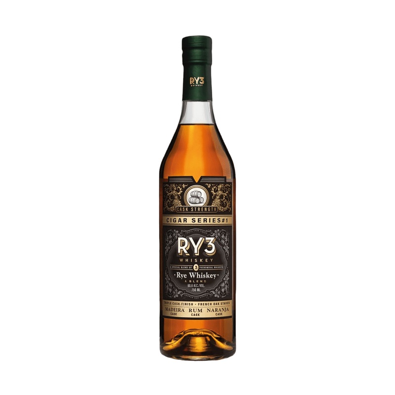 Ry3 Whiskey Cigar Series Cask Strength Rye Whiskey