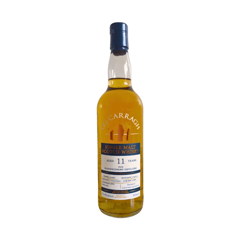 Tri Carragh Mannochmore 11 Year Single Malt Scotch Whisky