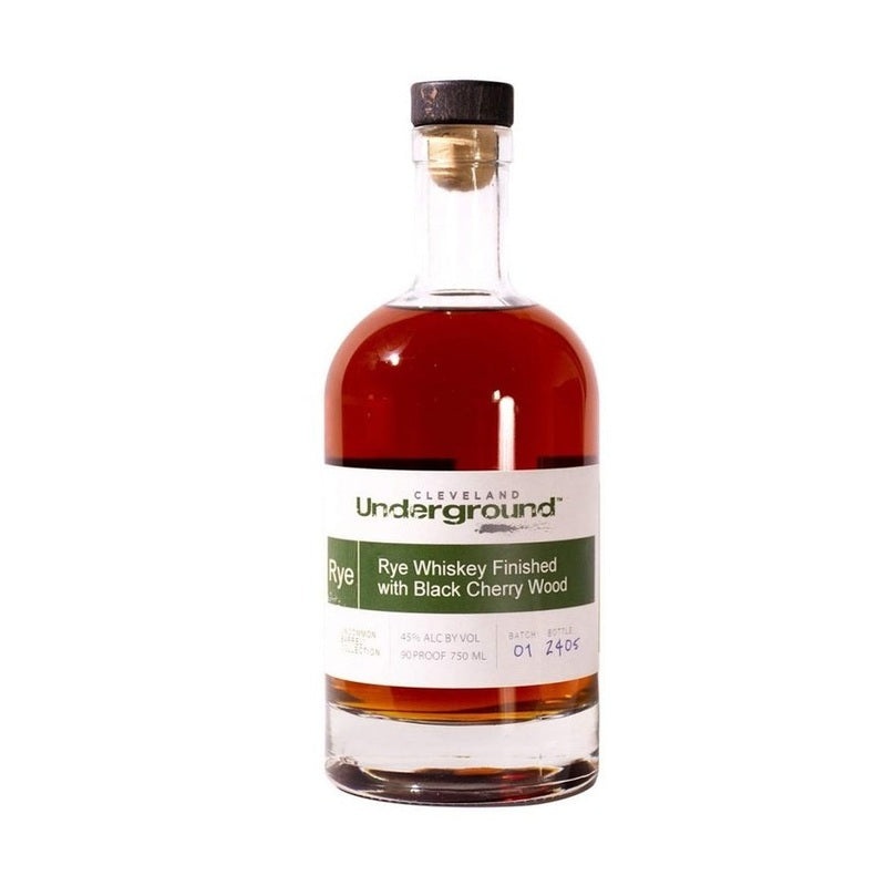 Cleveland Underground Black Cherry Wood Finished Rye Whiskey