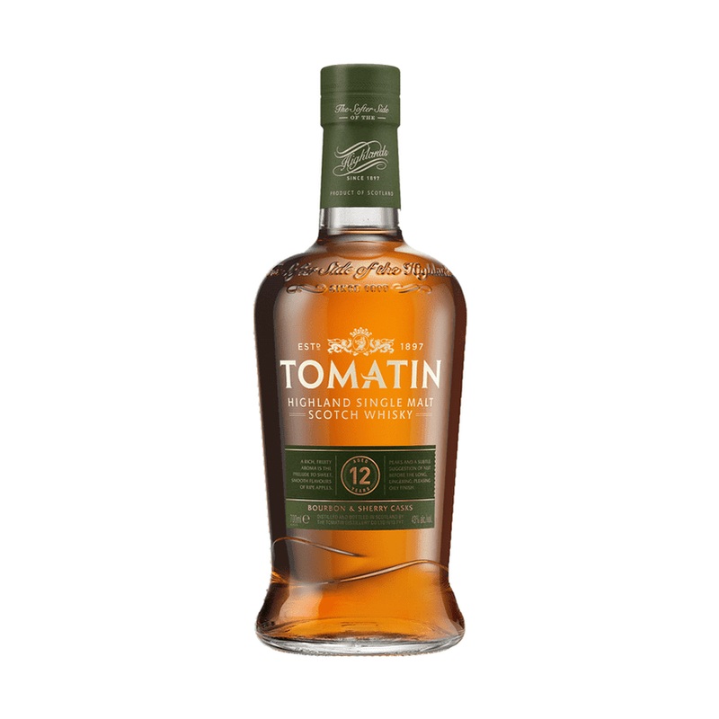 Tomatin 12 Year Old Bourbon and Sherry Casks Highland Single Malt Scotch Whisky