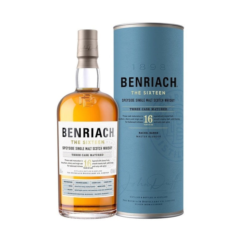 Benriach 16 Year Old ‘The Sixteen’ Three Cask Matured Speyside Single Malt Scotch Whisky