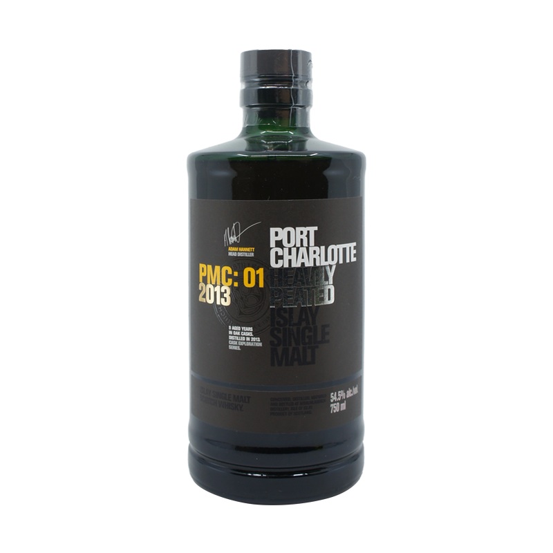 Bruichladdich Port Charlotte PMC:01 2013 Heavily Peated Islay Single Malt Scotch Whisky