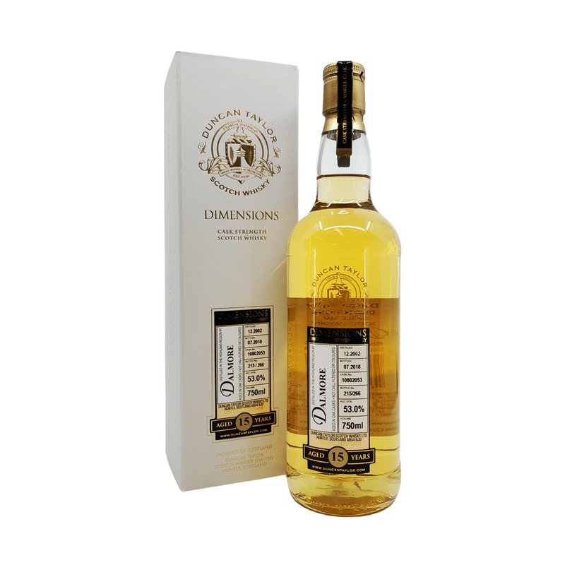 Duncan Taylor Dimensions Dalmore 15 Year Old 2002 Single Malt Scotch Whisky