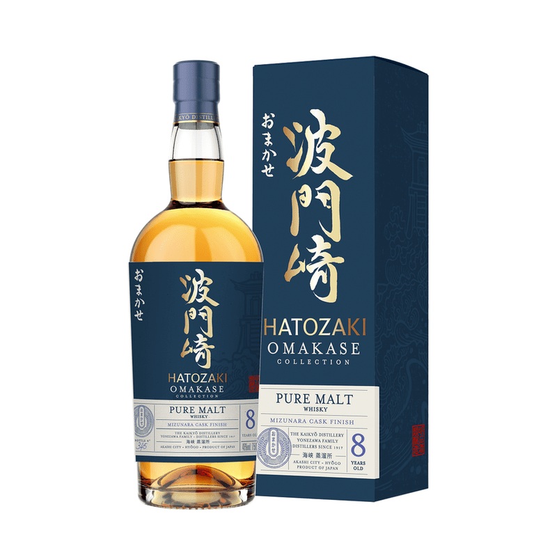 Hatozaki ‘Omakase Collection’ 8 Year Old Mizunara Cask Finish Pure Malt Japanese Whisky