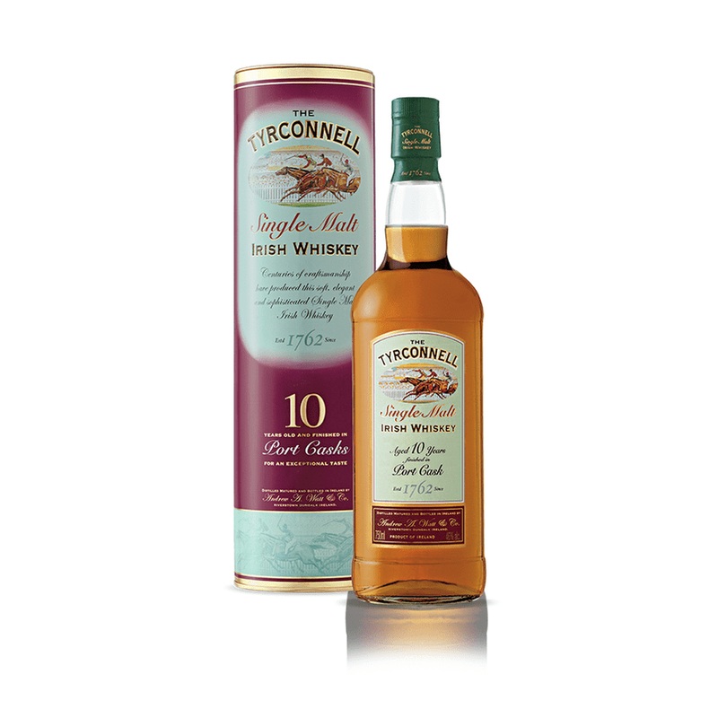 Tyrconnell 10 Year Old Port Cask Single Malt Irish Whiskey
