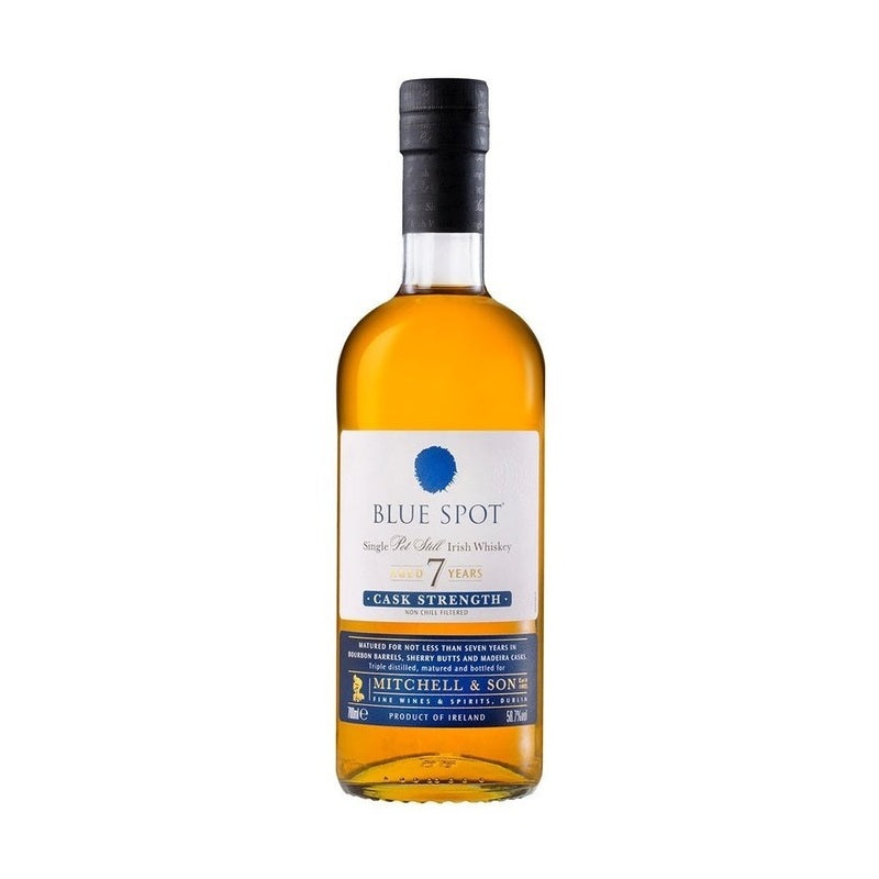Blue Spot 7 Year Old Cask Strength Single Pot Still Irish Whiskey