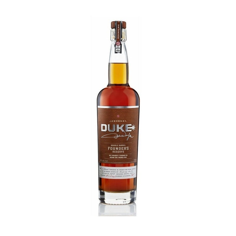 Duke Double Barrel Founder’s Reserve Rye Whiskey Finished in French Oak
