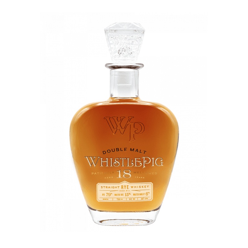 Whistlepig Double Malt 18 Year Old Straight Rye Whiskey