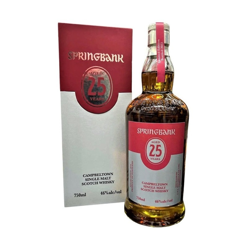 Springbank 25 Year Old 2022 Edition Campbeltown Single Malt Scotch Whiskey