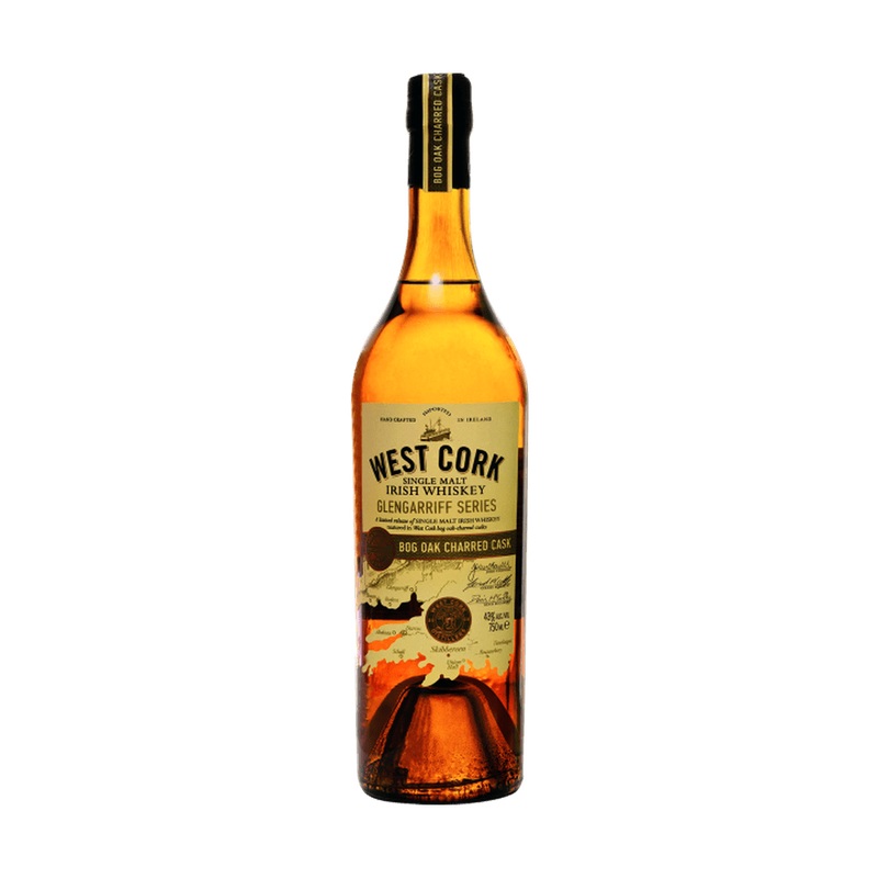 West Cork Glengarriff Bog Oak Charred Cask Single Malt Irish Whisky