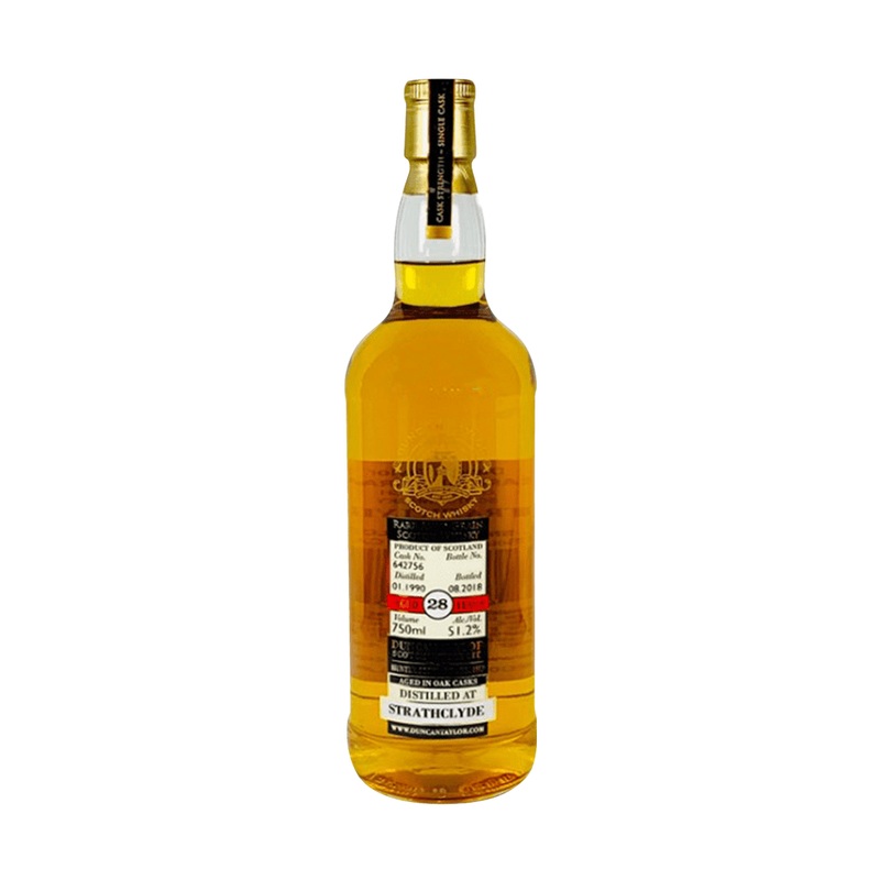 Duncan Taylor 28 Year Old Strathclyde 1990 Rare Auld Grain Scotch Whisky