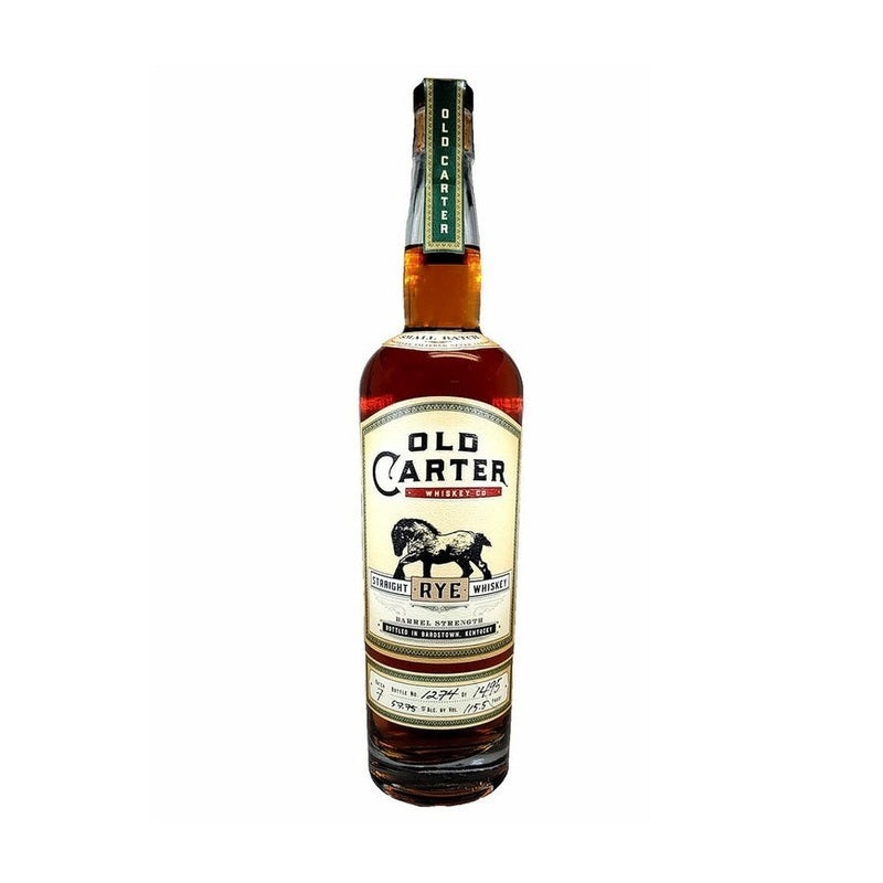 Old Carter Straight Rye Whiskey Batch No. 7