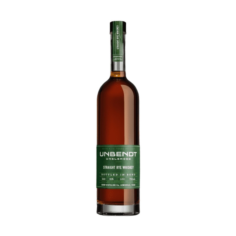 UNBENDT Straight Rye Bottled in Bond