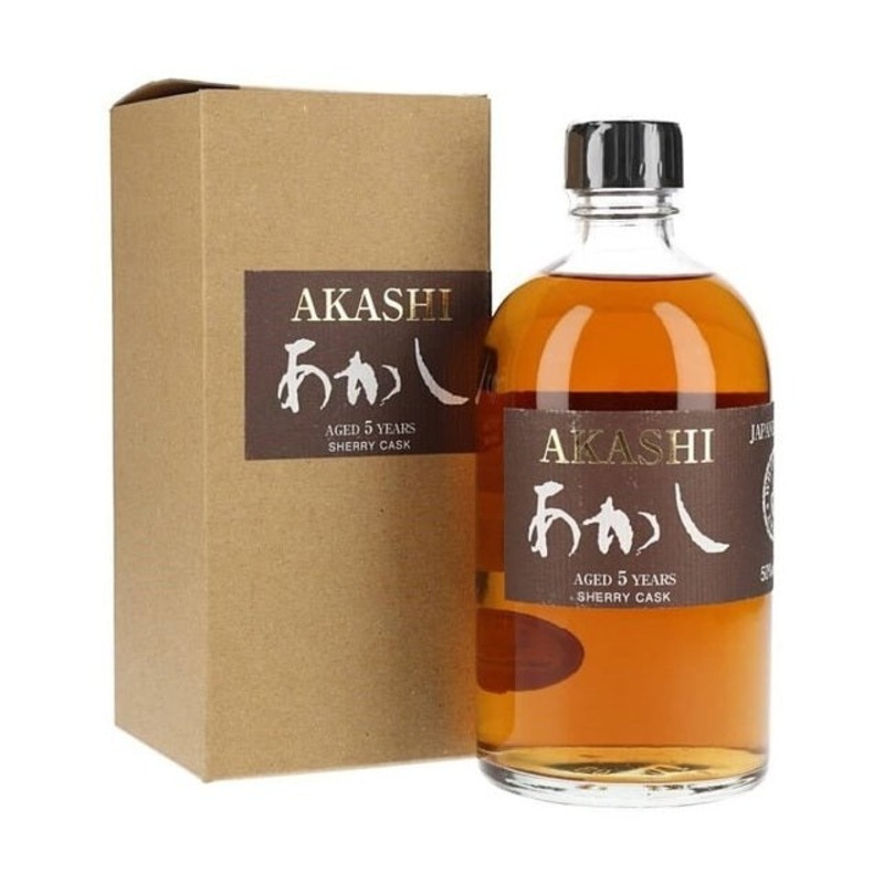 Akashi 5 Year Old Sherry Cask Single Malt Japanese Whisky