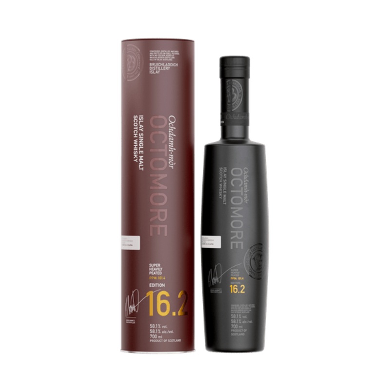 Bruichladdich Octomore 16.2 Edition Super Heavily Peated Islay Single Malt Scotch Whisky (Pre-Order)