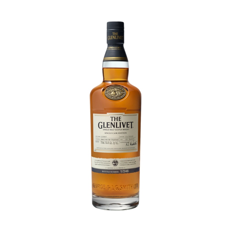 The Glenlivet 18 Year Hogshead Single Cask Scotch Whisky
