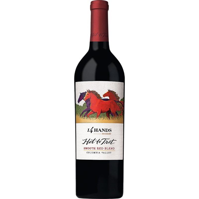 14 Hands Washington State Hot to Trot Red Blend 2020 Bottle
