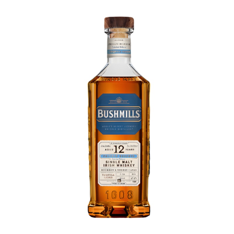 Bushmills The Causeway Collection Tequila Casks 12 Year Old Single Malt Irish Whiskey 750ml