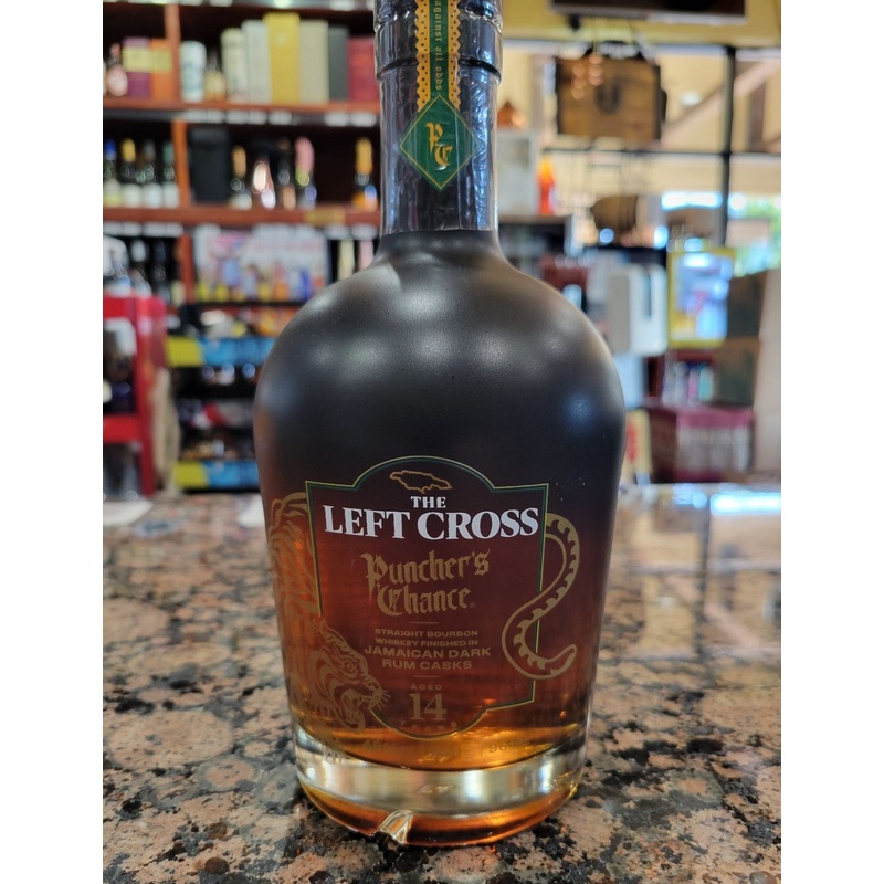 Puncher’s Chance The Left Cross 14 Year Bourbon Whiskey 750ml