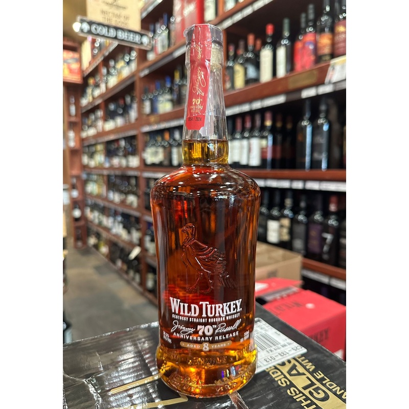 Wild Turkey Jimmy Russell’s 70th Anniversary Release 8 Year Old Kentucky Straight Bourbon Whiskey 750ml