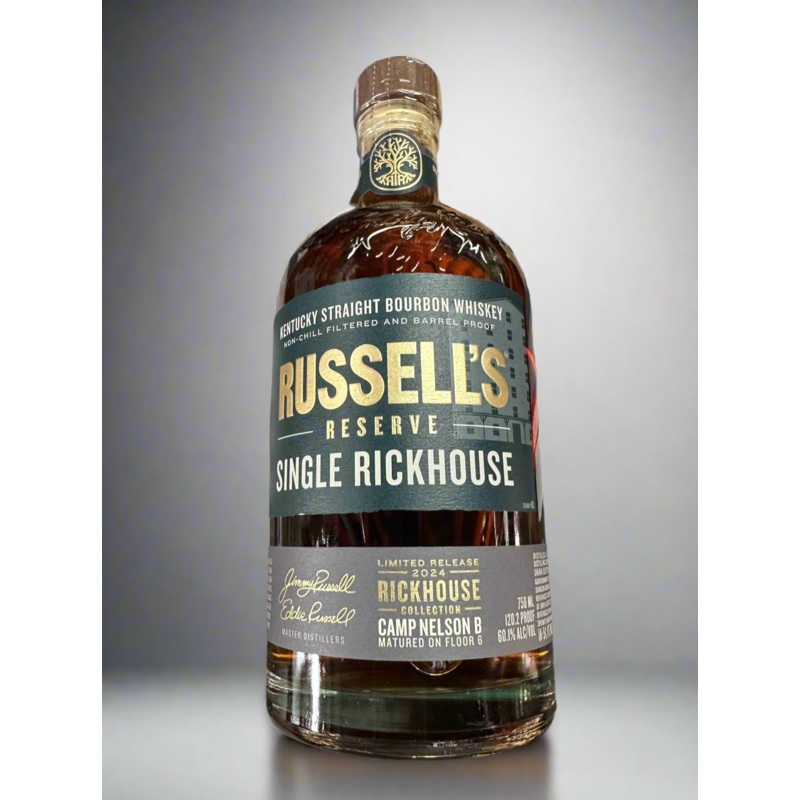 Wild Turkey Russell’s Reserve Single Rickhouse Camp Nelson B Limited Release Kentucky Straight Bourbon Whiskey 750ml
