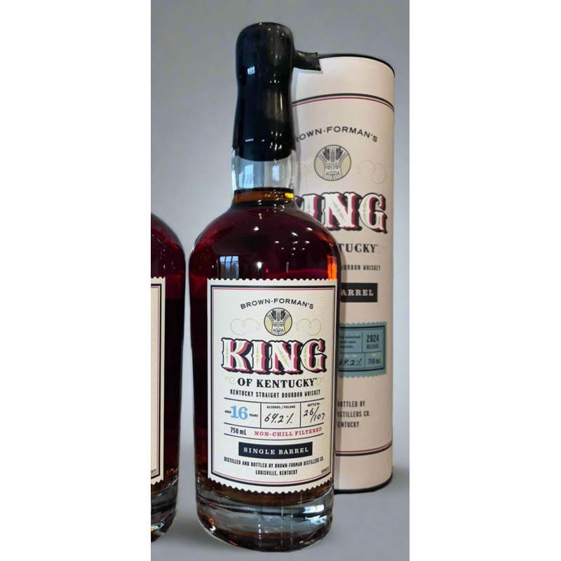 2024 Brown Formans King of Kentucky Single Barrel 16 Year Old Bottle #26 Kentucky Straight Bourbon Whiskey 750ml