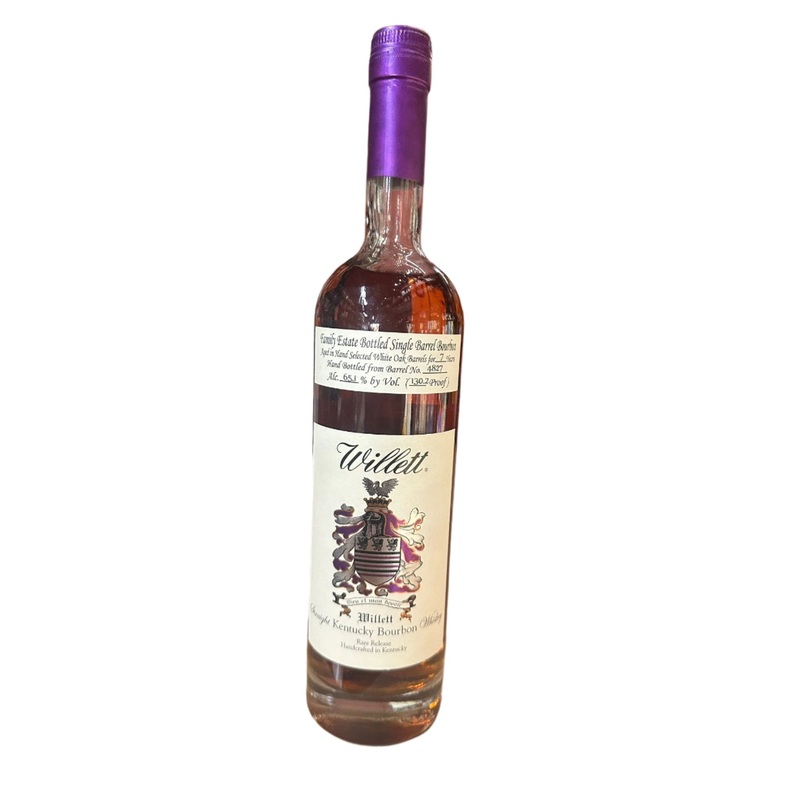 Willett Family Estate Bottled 7 Year Old Single Barrel #4827 Straight Bourbon Whiskey 750ml