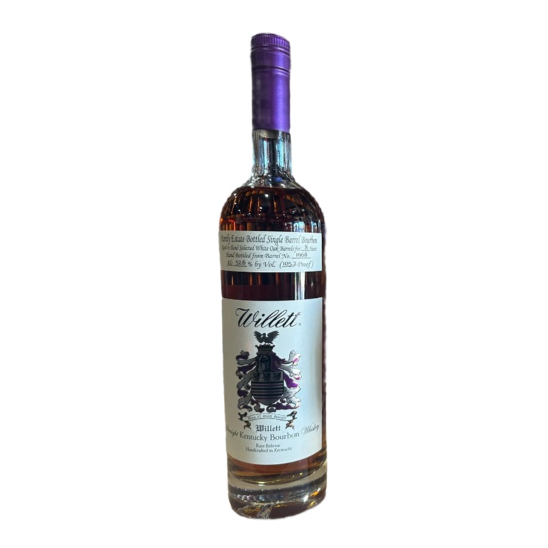 Willett Family Estate Bottled Single Barrel 8 Year Old Barrel No. 1968 Kentucky Straight Bourbon Whiskey 750ml