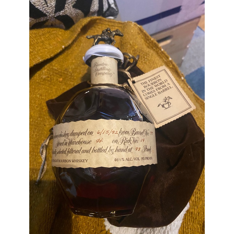 1992 Blanton’s Vintage Original Single Barrel 750ml
