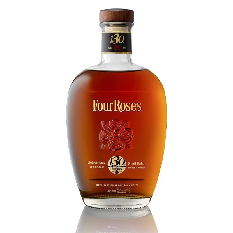 2018 Four Roses 130th Anniversary Edition Small Batch Barrel Strength Bourbon Whiskey 750ml