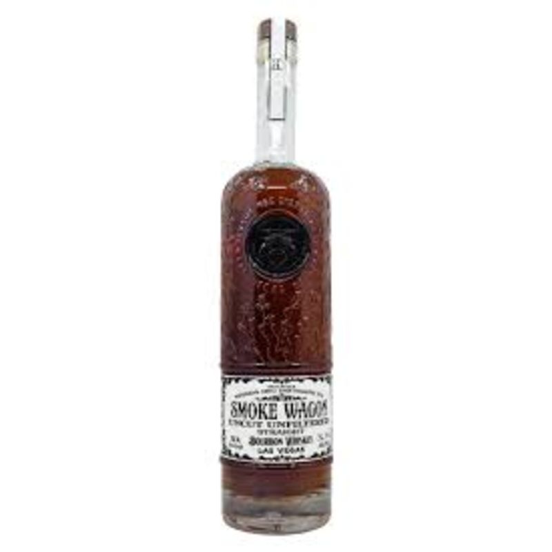 Smoke Wagon Uncut Unfiltered Straight Bourbon Whiskey 750ml Clear Bottle