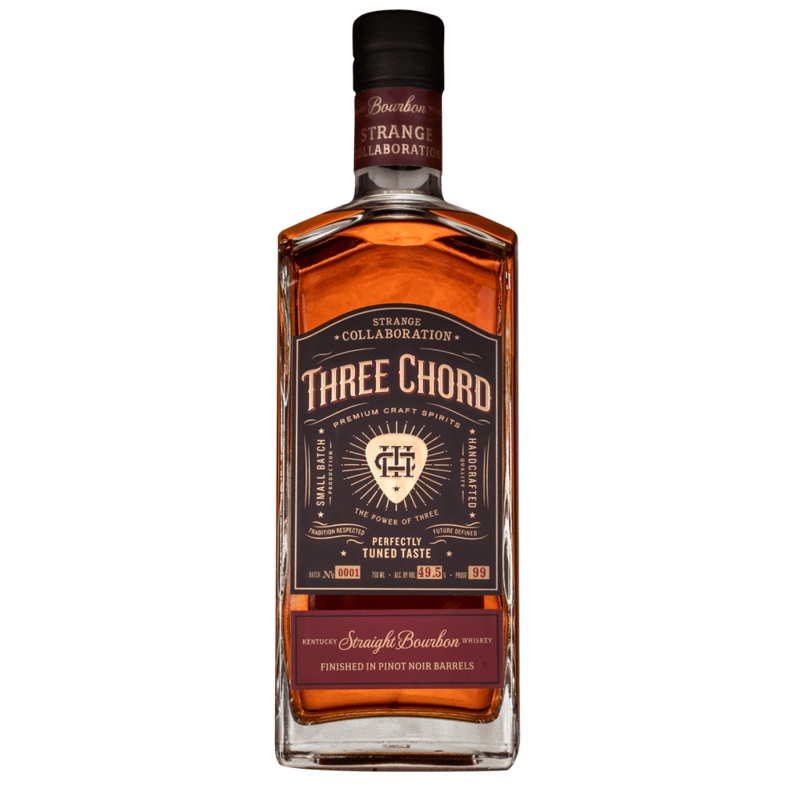 Three Chord Bourbon Strange Collaboration Straight Kentucky Bourbon Whiskey 750ml