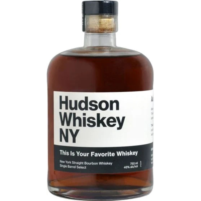Tuthilltown Spirits Hudson Whiskey This is Your Favorite Whiskey Straight Bourbon Whiskey 750ml