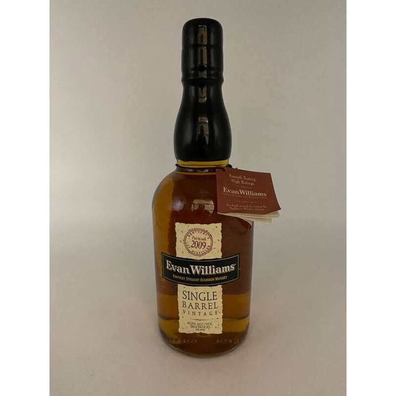 2009 Evan Williams Single Barrel Vintage Bourbon Whiskey 750ml