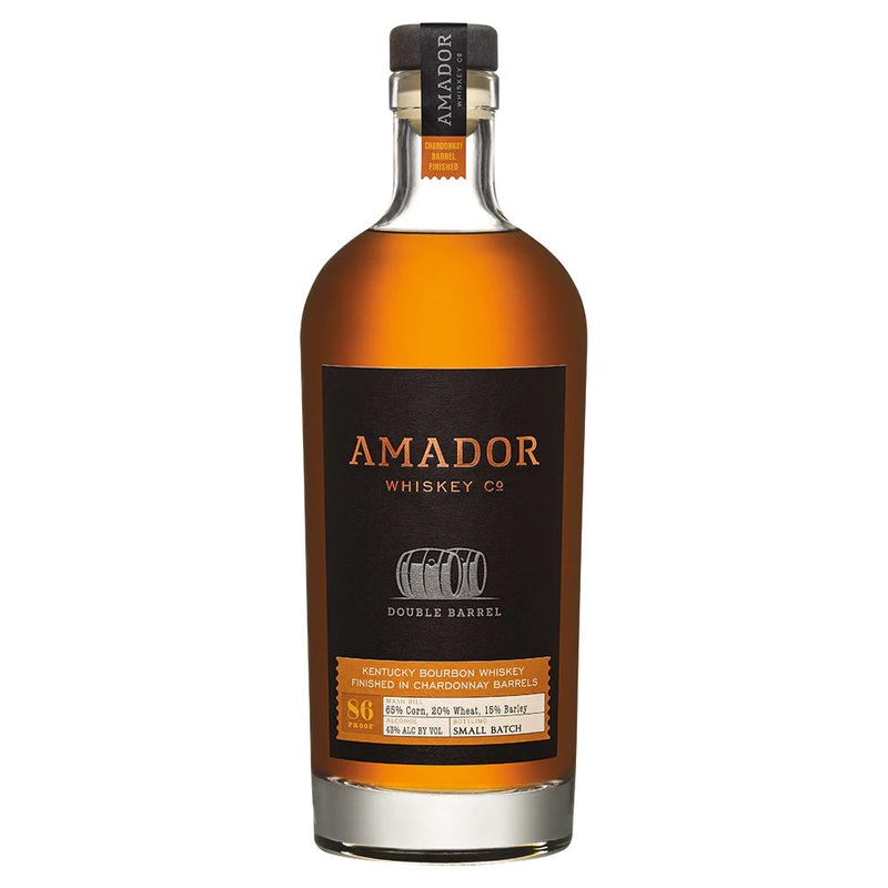 Amador Double Barrel Chardonnay Barrel Finished Bourbon Whiskey 750ml