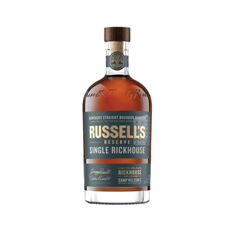 Wild Turkey Russell’s Reserve Single Rickhouse Camp Nelson C Limited Release Kentucky Straight Bourbon Whiskey 750ml