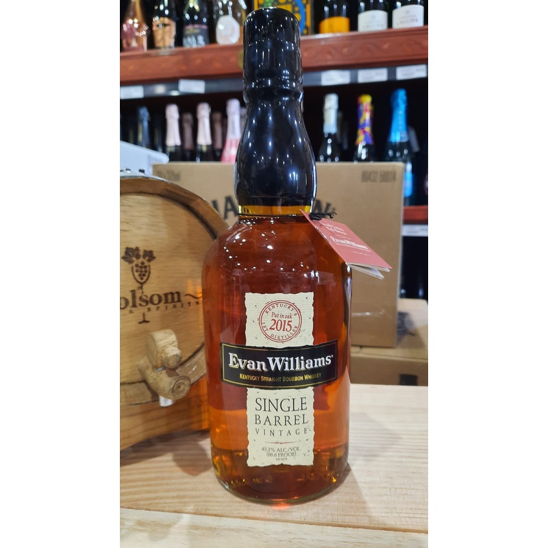 2015 Evan Williams Single Barrel Vintage Straight Bourbon Whiskey 750ml