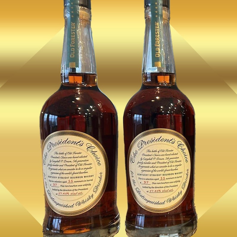 Old Forester The President’s Choice Kentucky Straight Bourbon Whiskey Batch #37 Bottle #11 750ml