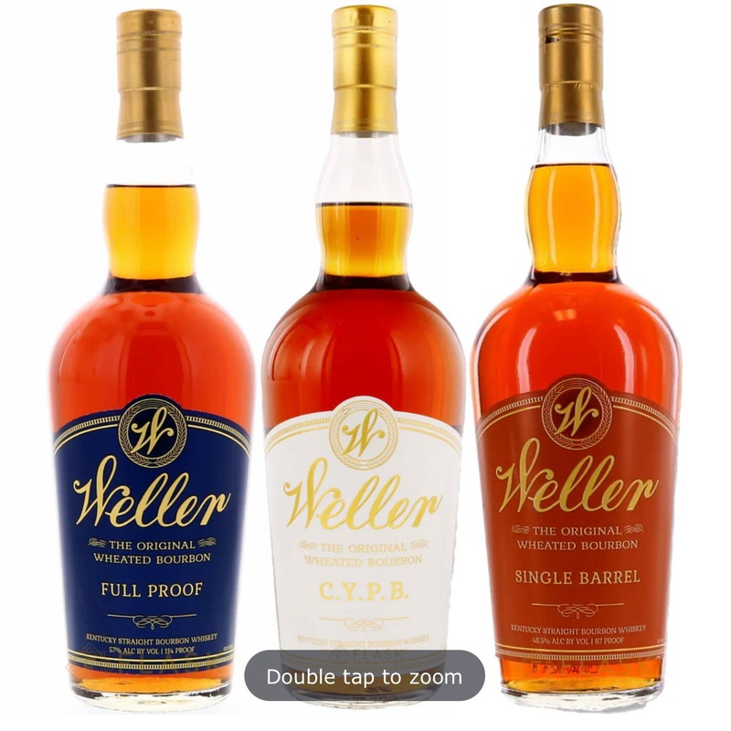 W. L. Weller – 3-Pack Bundle  Weller Full Proof,Weller C.Y.P.B. and  Weller Single Barrel