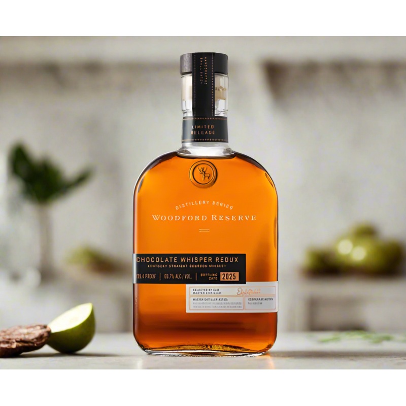 2025 Woodford Reserve Chocolate Whisper Redux Kentucky Straight Bourbon Whiskey 375ml
