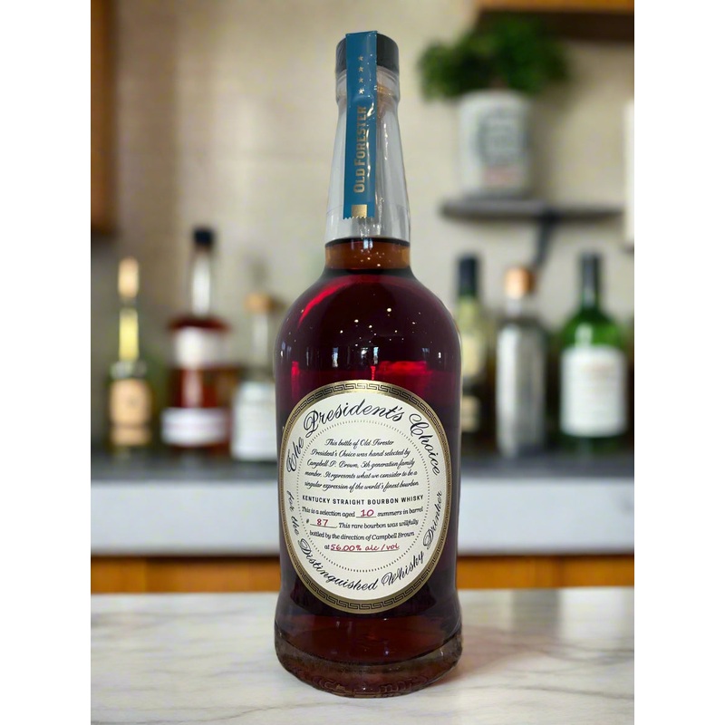 Old Forester The President’s Choice Kentucky Straight Bourbon Whiskey Batch #87 Bottle #10 750ml