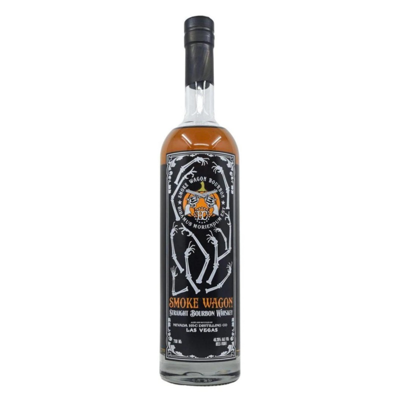 Smoke Wagon Straight Bourbon Whiskey Halloween Glow In the Dark Edition 750ml