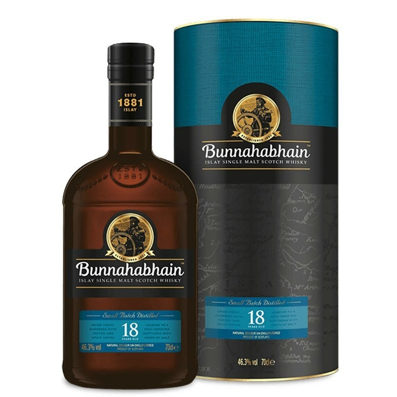 Bunnahabhain 18 Year Old Scotch Whisky 750ml