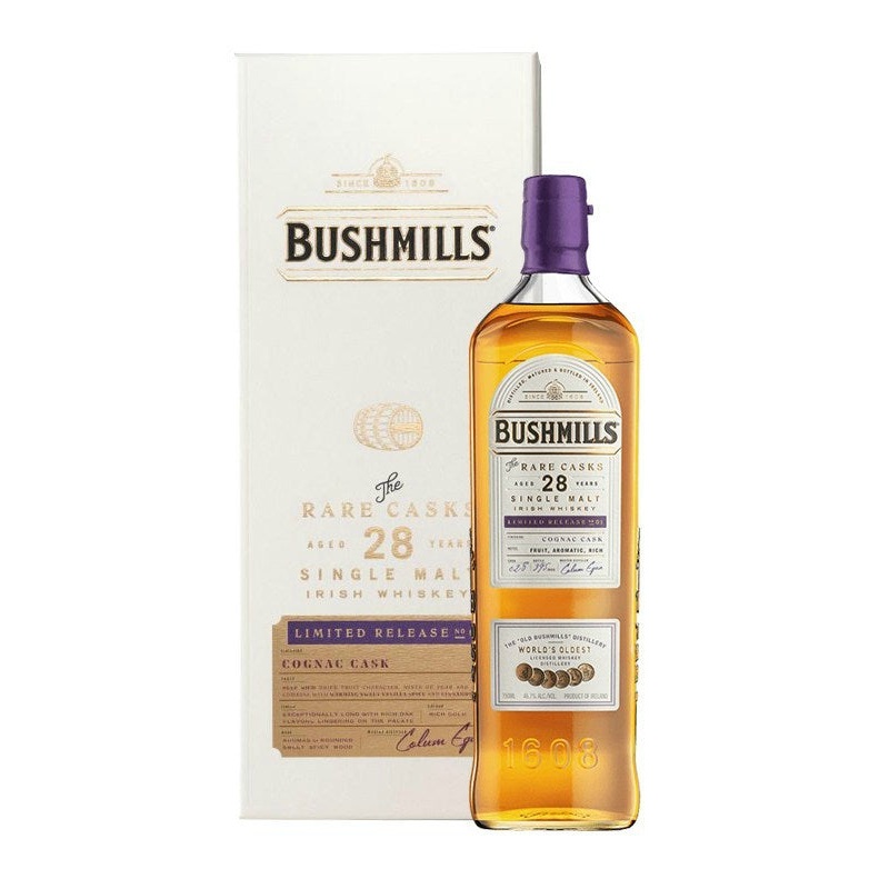 Bushmills The Rare Casks Limited Release No1, 28 Year Old Irish Whisky 750ml