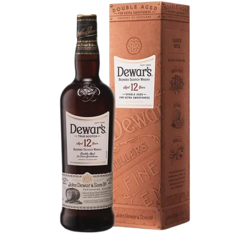 Dewar’s 12 Year Old Blended Scotch Whisky 750ml