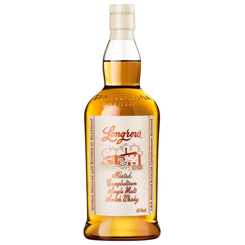 Longrow Peated Campbeltown Single Malt Scotch Springbank Distillery Whisky 700ml