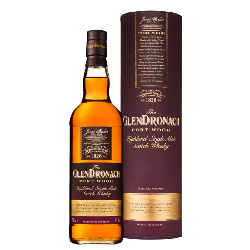 The GlenDronach Port Wood 10 Year Old Scotch Whisky 750ml
