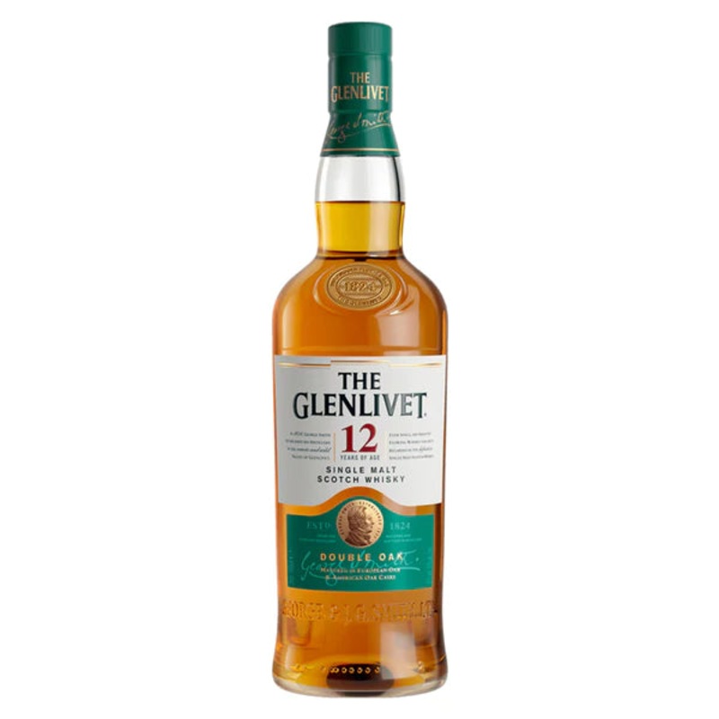 The Glenlivet Double Oak 12 Yr Single Malt Scotch 750ml